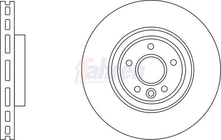 Fahren FBD7364 Brake Disc - 1
