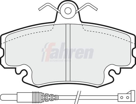 Fahren FBP3000 Brake Pad Set, disc brake - 1