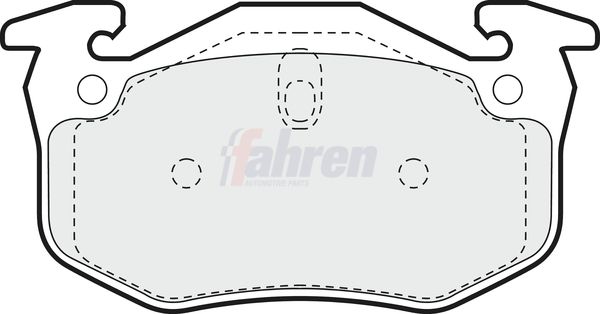 Fahren FBP3001 Brake Pad Set, disc brake - 1