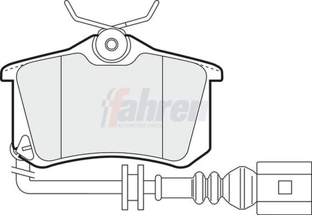 Fahren FBP3007 Brake Pad Set, disc brake - 1