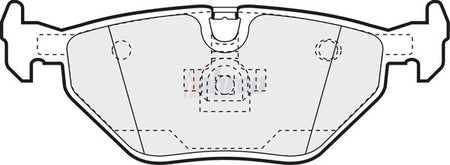 Fahren FBP3008 Brake Pad Set, disc brake - 1