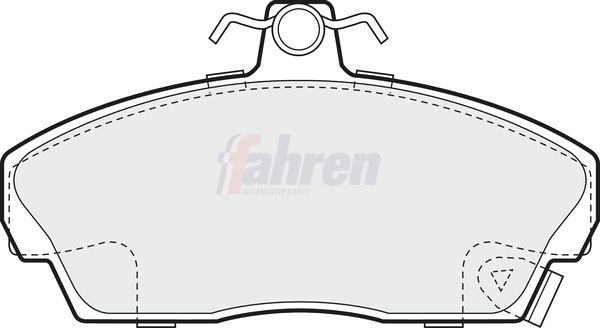 Fahren FBP3011 Brake Pad Set, disc brake - 1