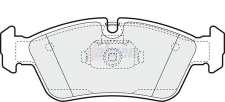 Fahren FBP3013 Brake Pad Set, disc brake - 1