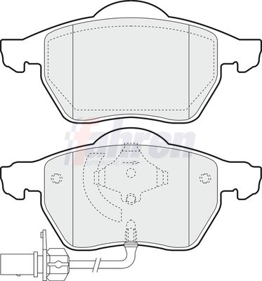 Fahren FBP3015 Brake Pad Set, disc brake - 1