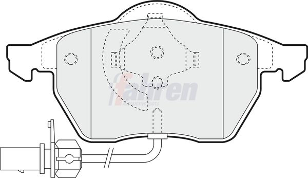 Fahren FBP3016 Brake Pad Set, disc brake - 1