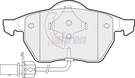 Fahren FBP3016 Brake Pad Set, disc brake - 1