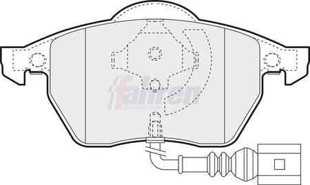 Fahren FBP3017 Brake Pad Set, disc brake - 1