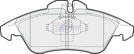 Fahren FBP3024 Brake Pad Set, disc brake - 1