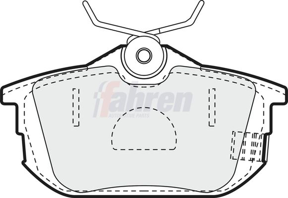 Fahren FBP3027 Brake Pad Set, disc brake - 1