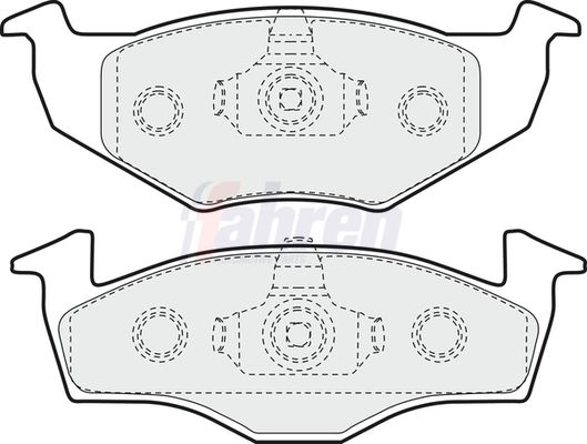 Fahren FBP3028 Brake Pad Set, disc brake - 1