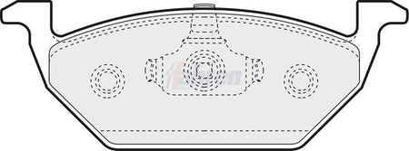 Fahren FBP3030 Brake Pad Set, disc brake - 1