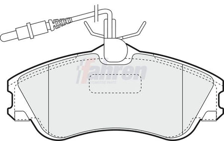 Fahren FBP3032 Brake Pad Set, disc brake - 1