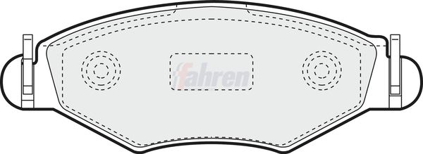 Fahren FBP3033 Brake Pad Set, disc brake - 1
