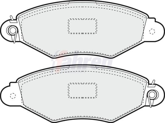 Fahren FBP3035 Brake Pad Set, disc brake - 1