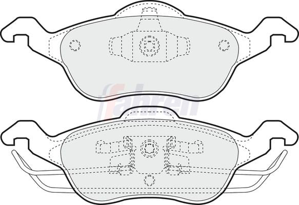 Fahren FBP3039 Brake Pad Set, disc brake - 1