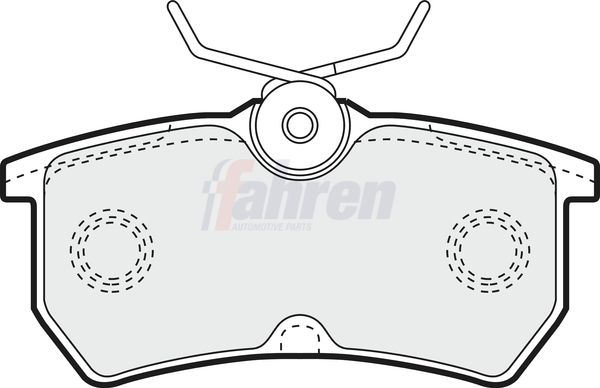 Fahren FBP3040 Brake Pad Set, disc brake - 1