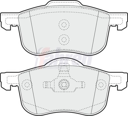 Fahren FBP3044 Brake Pad Set, disc brake - 1