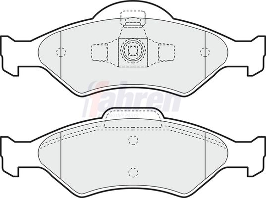 Fahren FBP3047 Brake Pad Set, disc brake - 1