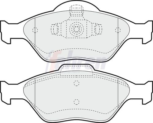 Fahren FBP3048 Brake Pad Set, disc brake - 1