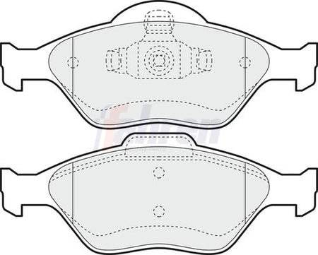 Fahren FBP3048 Brake Pad Set, disc brake - 1