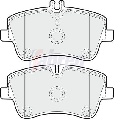 Fahren FBP3049 Brake Pad Set, disc brake - 1
