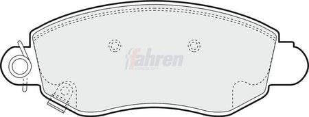 Fahren FBP3050 Brake Pad Set, disc brake - 1