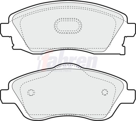 Fahren FBP3052 Brake Pad Set, disc brake - 1