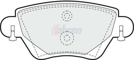 Fahren FBP3054 Brake Pad Set, disc brake - 1