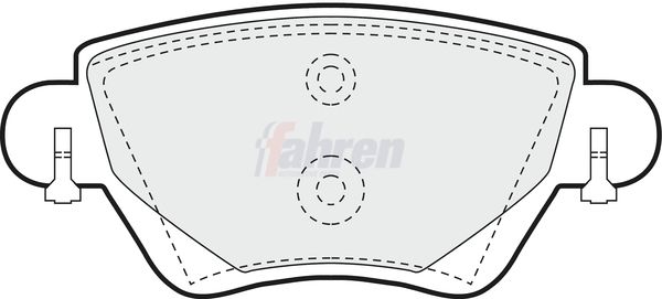Fahren FBP3054 Brake Pad Set, disc brake - 1