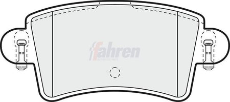Fahren FBP3057 Brake Pad Set, disc brake - 1