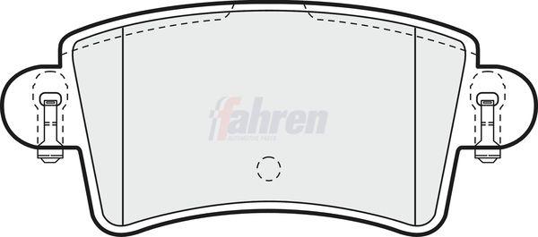 Fahren FBP3057 Brake Pad Set, disc brake - 1