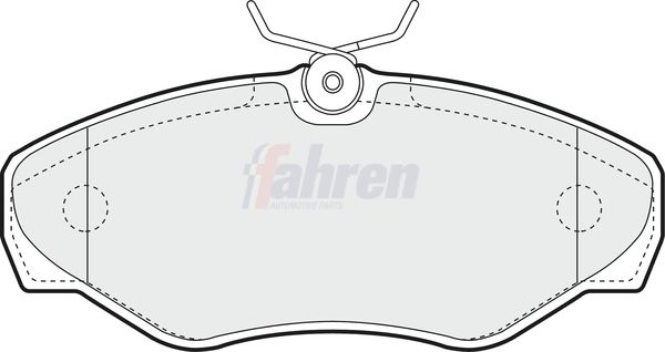 Fahren FBP3058 Brake Pad Set, disc brake - 1