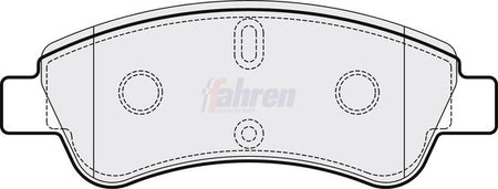 Fahren FBP3059 Brake Pad Set, disc brake - 1