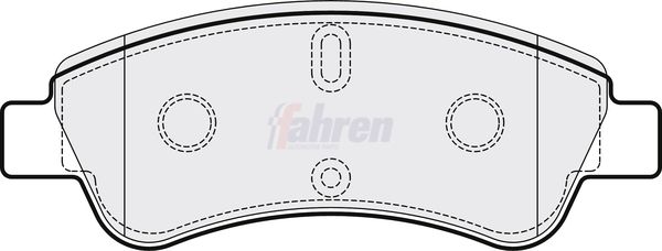 Fahren FBP3059 Brake Pad Set, disc brake - 1