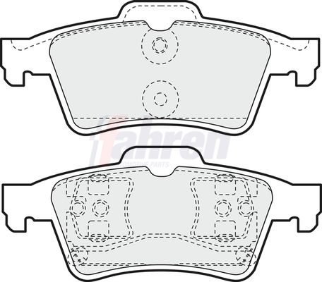Fahren FBP3062 Brake Pad Set, disc brake - 1