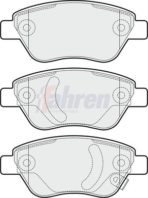 Fahren FBP3064 Brake Pad Set, disc brake - 1