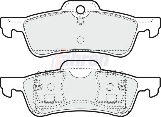 Fahren FBP3065 Brake Pad Set, disc brake - 1