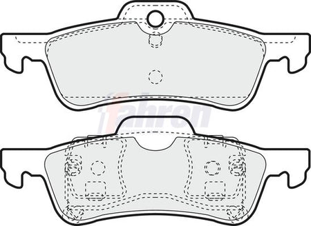Fahren FBP3065 Brake Pad Set, disc brake - 1