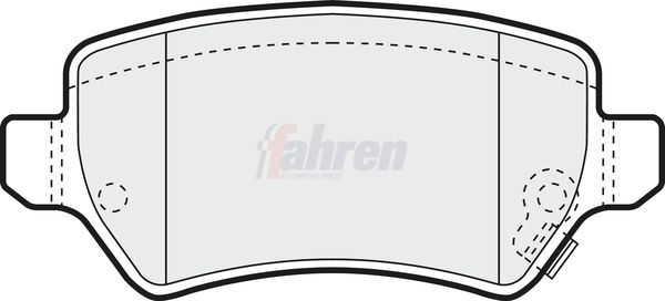 Fahren FBP3070 Brake Pad Set, disc brake - 1