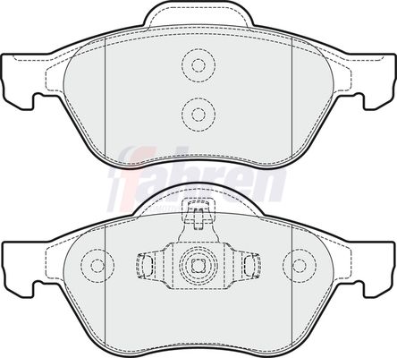 Fahren FBP3071 Brake Pad Set, disc brake - 1