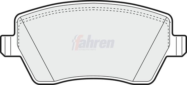 Fahren FBP3075 Brake Pad Set, disc brake - 1