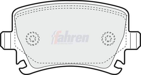 Fahren FBP3077 Brake Pad Set, disc brake - 1