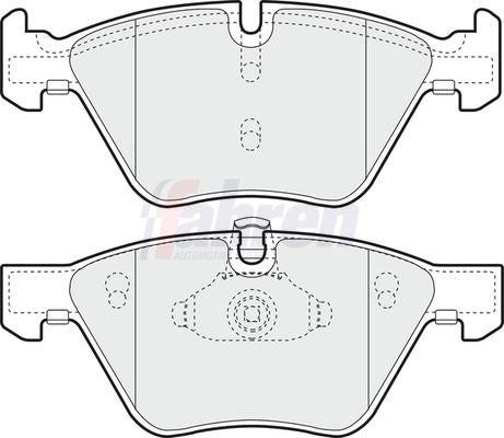 Fahren FBP3081 Brake Pad Set, disc brake - 1