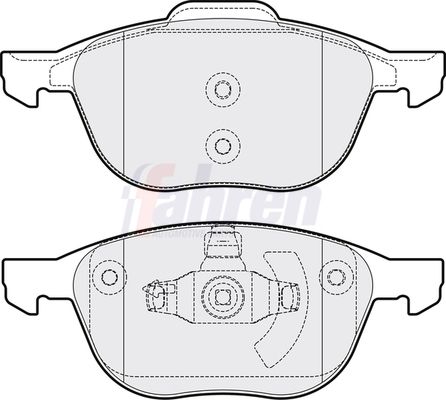 Fahren FBP3082 Brake Pad Set, disc brake - 1