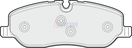 Fahren FBP3085 Brake Pad Set, disc brake - 1