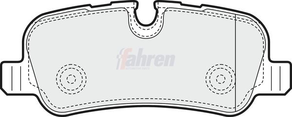 Fahren FBP3086 Brake Pad Set, disc brake - 1