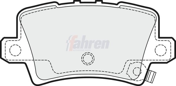 Fahren FBP3088 Brake Pad Set, disc brake - 1