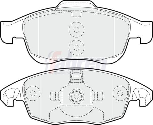 Fahren FBP3092 Brake Pad Set, disc brake - 1