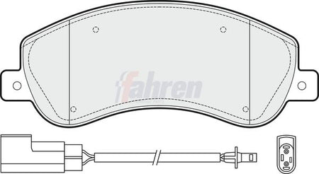 Fahren FBP3093 Brake Pad Set, disc brake - 1