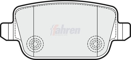 Fahren FBP3096 Brake Pad Set, disc brake - 1